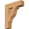 Ekena Millwork Funston Block Smooth Bracket, Western Red Cedar, 5 1/2"W x 24"D x 28"H BKT06X24X28FST05SWR - alternate 1
